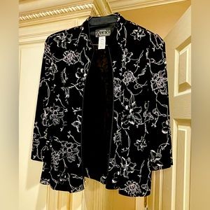 Alex Evenings sparkling dressy jacket. Size Petite Large. Like new.